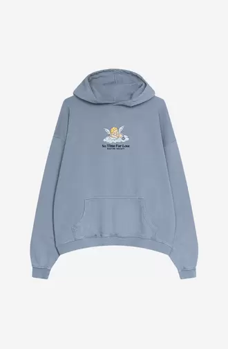 Sudadera Washed No Time For Love Steel
