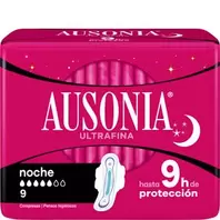 Compresa ultra noche, 9 unidades