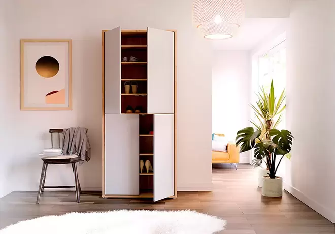 Zapatero 4 puertas 8 baldas BLOOM