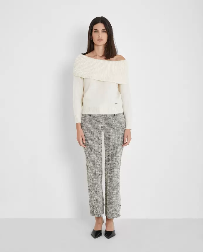 Pantalón Recto Tweed
