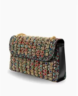 CARTERA STRASS MULTICOLOR