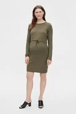 Vestido midi manga larga doble función
