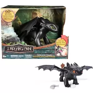 Dragón Toothless interactivo doma y entrena