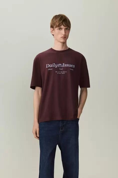 Camiseta heavy bordado - estampado