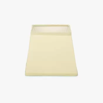 Abatjour cuadrado de seda beige