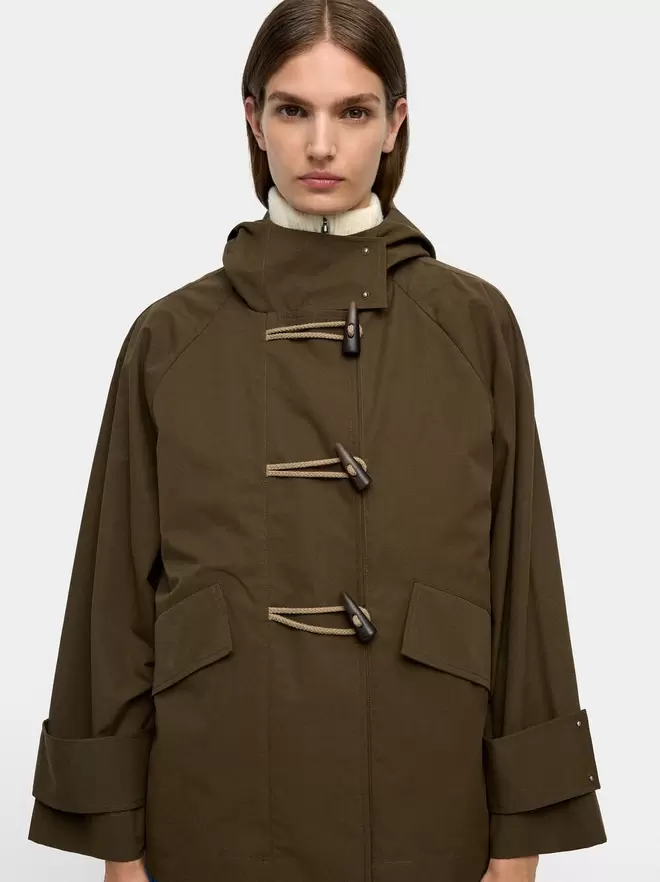 Jacket with hood and vest