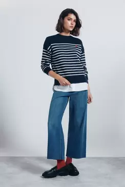 Conjunto de jeans y jersey