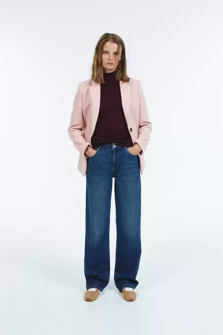 Jeans straight wide + Colores      35,99€