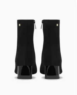BOTIN ULTRASUEDE NEGRO
