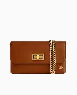 BANDOLERA PIEL MARRON