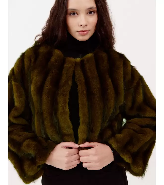 CHAQUETA PELOS MANGA LARGA