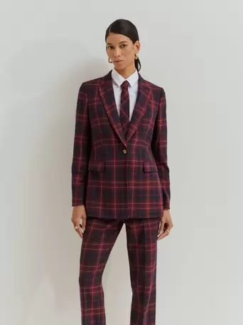 Plaid blazer