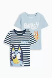 Paquet de 2 - Bluey - samarreta de mànigues curtes