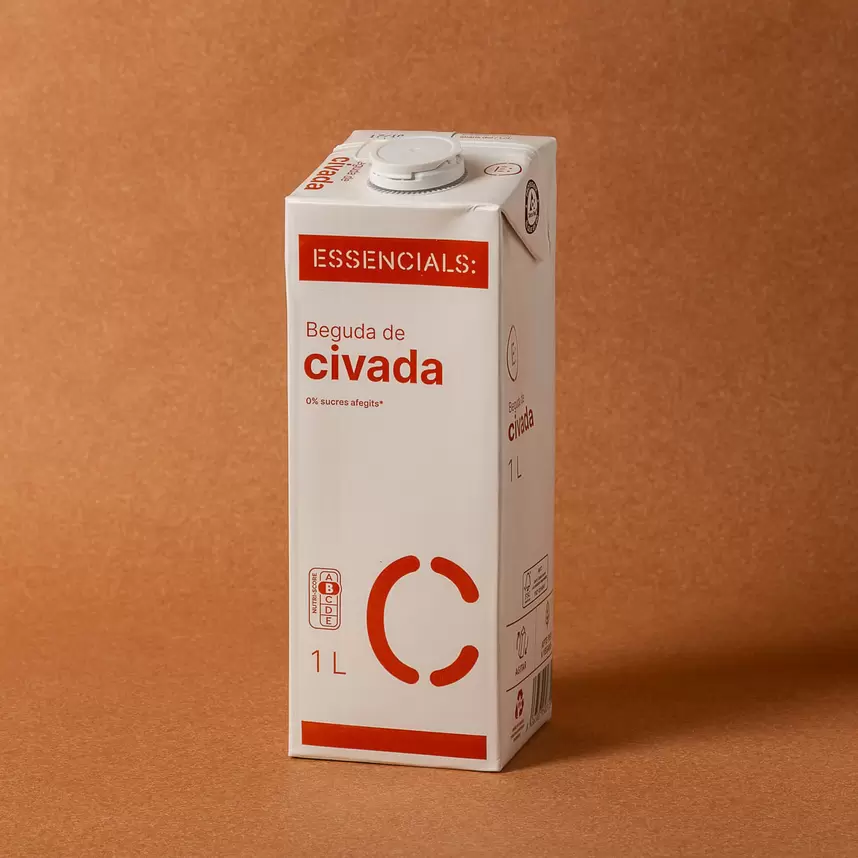 Beguda de civada natural Essencials 1l