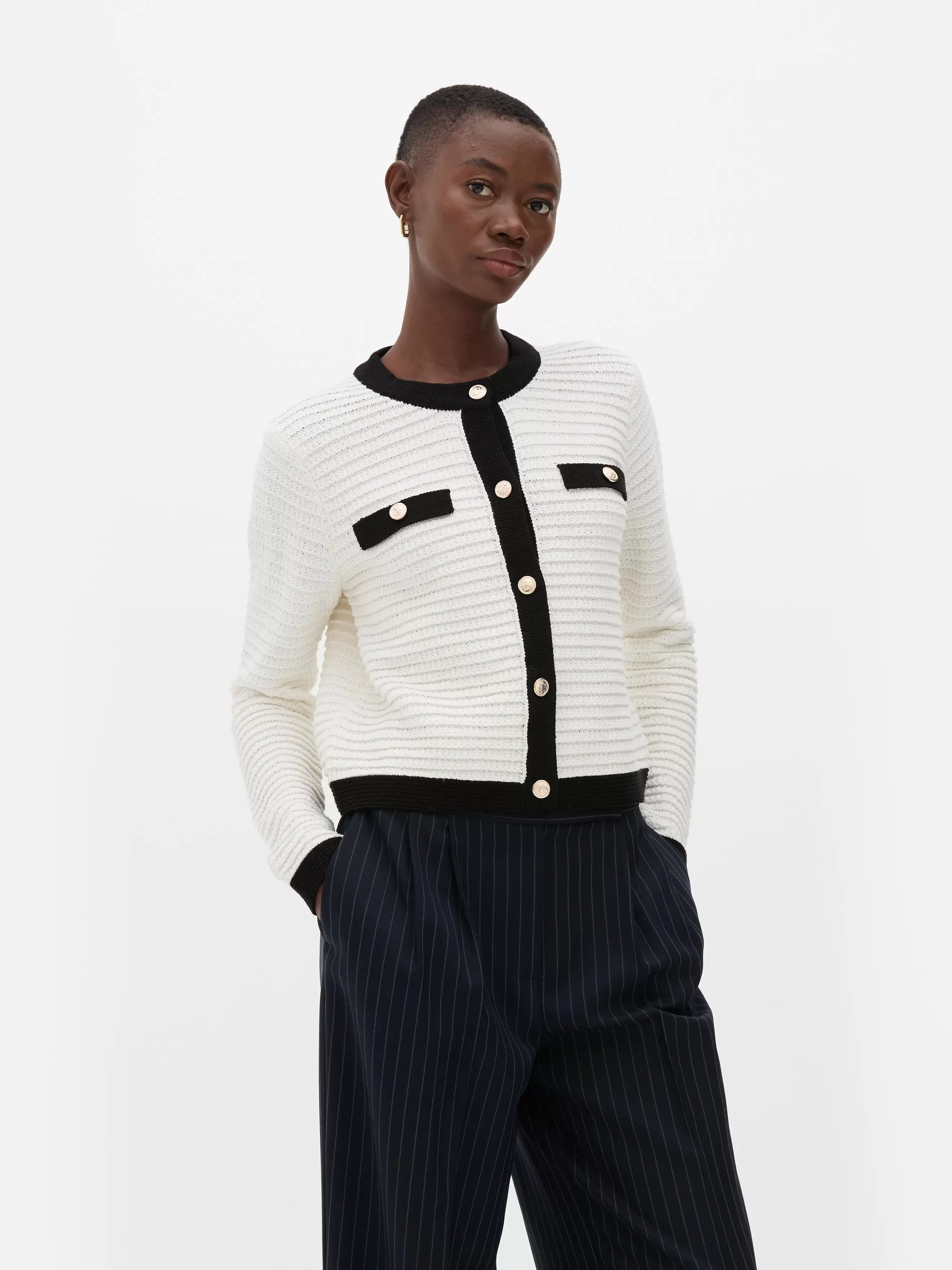 Ribbed Luxe Cardigan