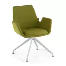 Silla Reuniones Glamm, gran acolchado, estructura giratoria