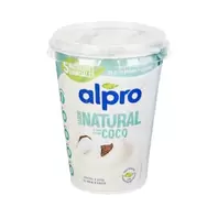 Postre de soja sabor Natural con coco Alpro