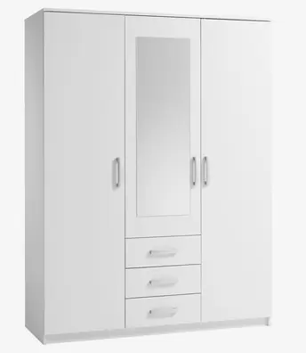 Armario VELLERUP 151x200 combi blanco