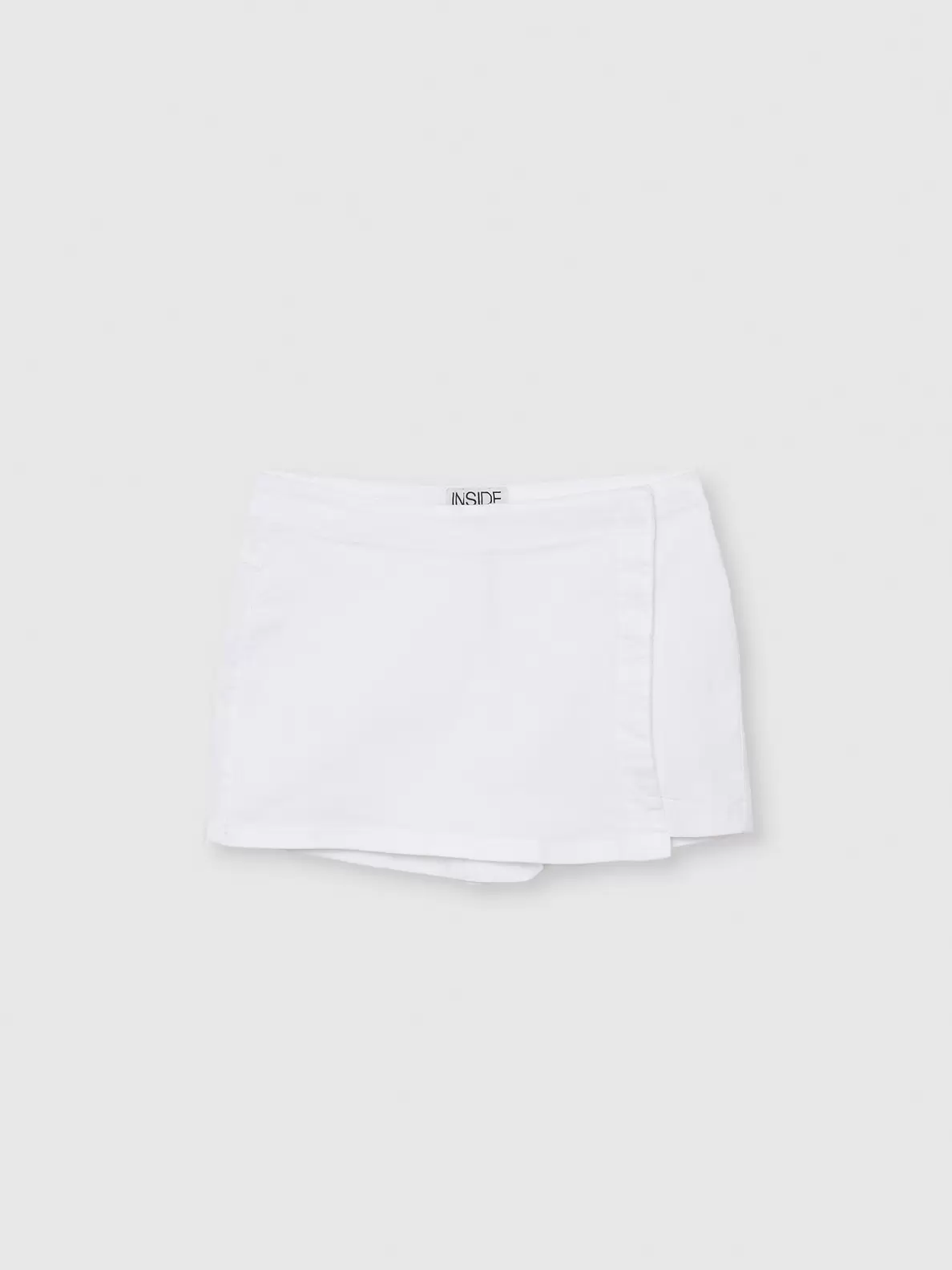 Falda pantalón mini gabardina