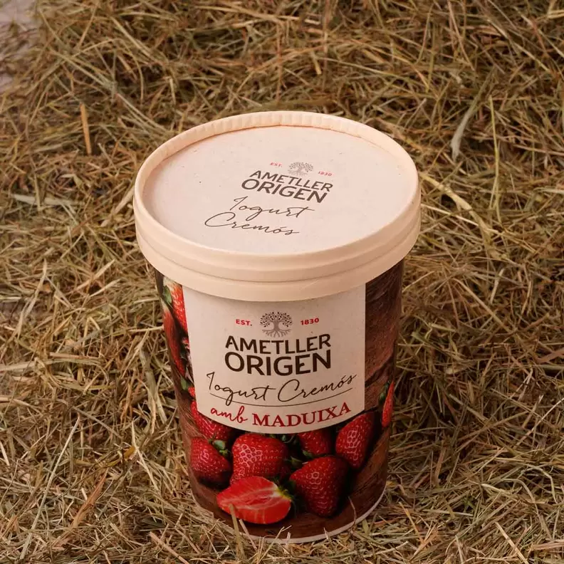 Iogurt cremós de maduixa Ametller Origen 500g