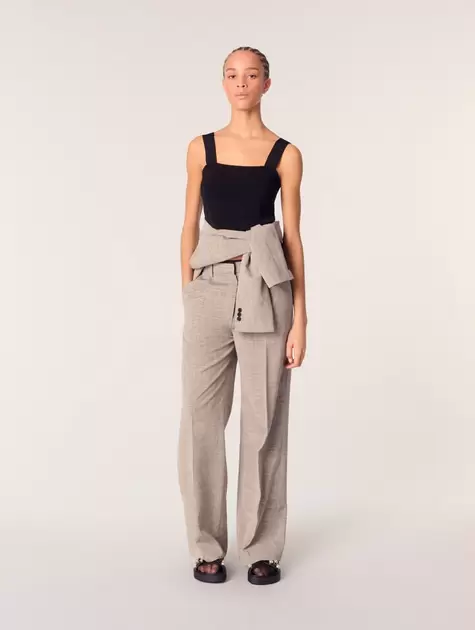 Pantalón sastre recto
