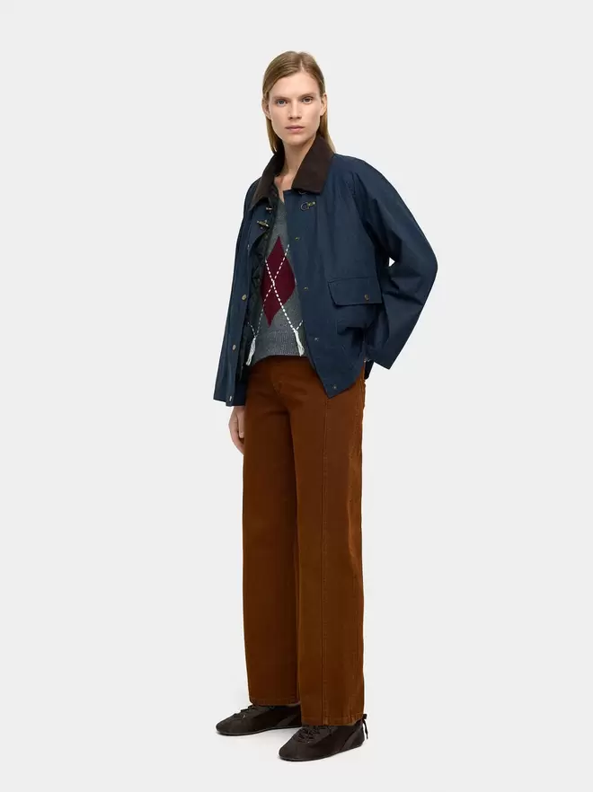 Cotton jacket with vest