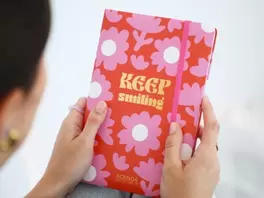 Agenda escolar A5 Semana vista 25/26 – Keep smiling