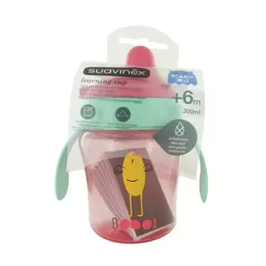 TAZA DE APRENDIZAJE BOQUILLA RÍGIDA +6M 200ml