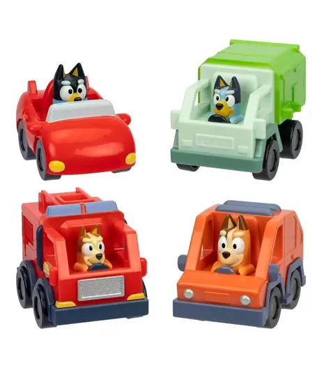 BLUEY MINI VEHÍCULOS DE CARRERAS SURTIDOS
