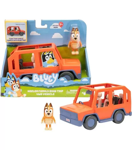 BLUEY FAMILIA COCHE 4X4