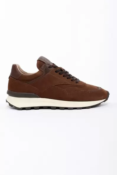Deportivo Piel Nobuck Contrastes