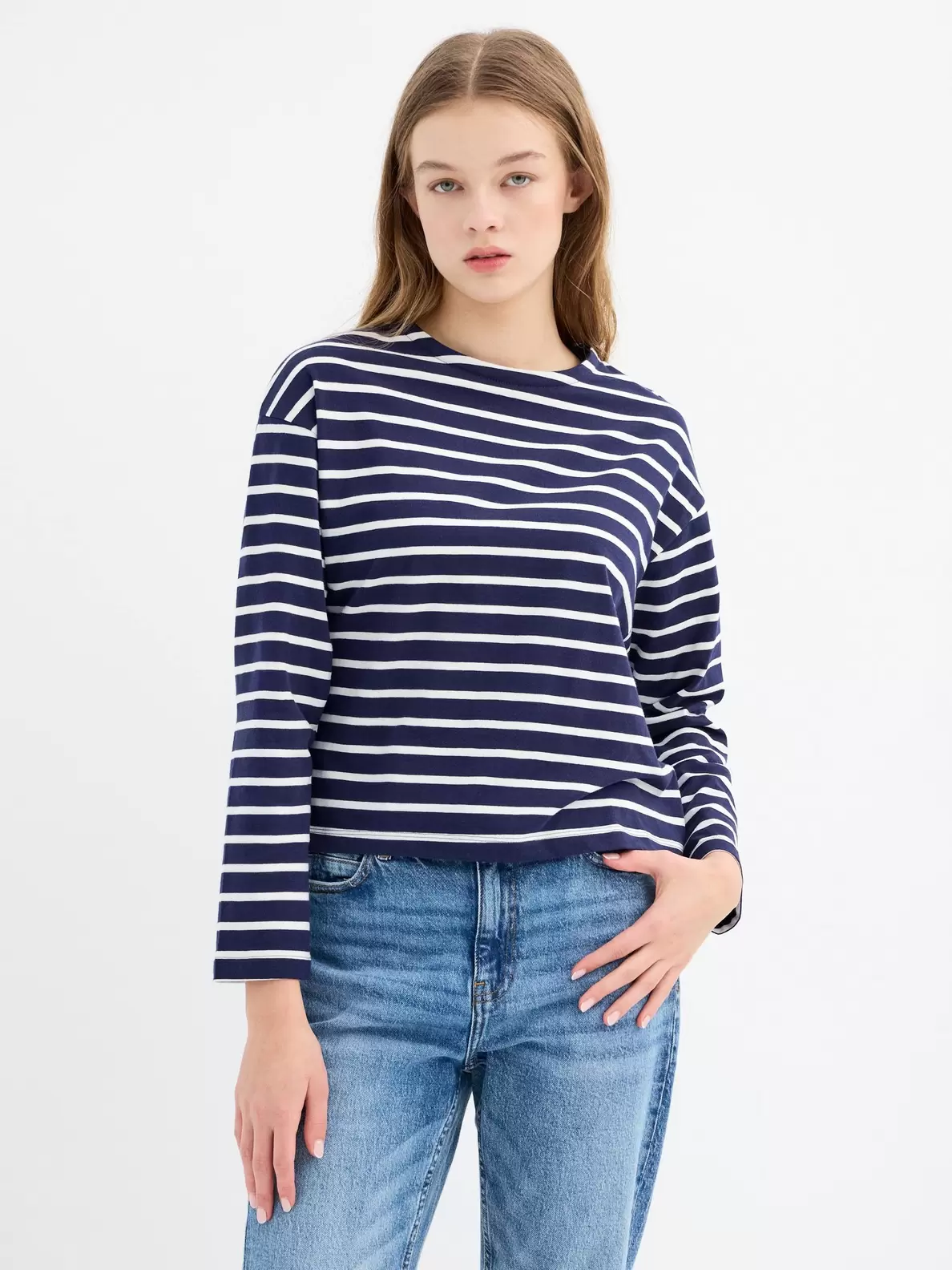 Camiseta manga larga rayas
