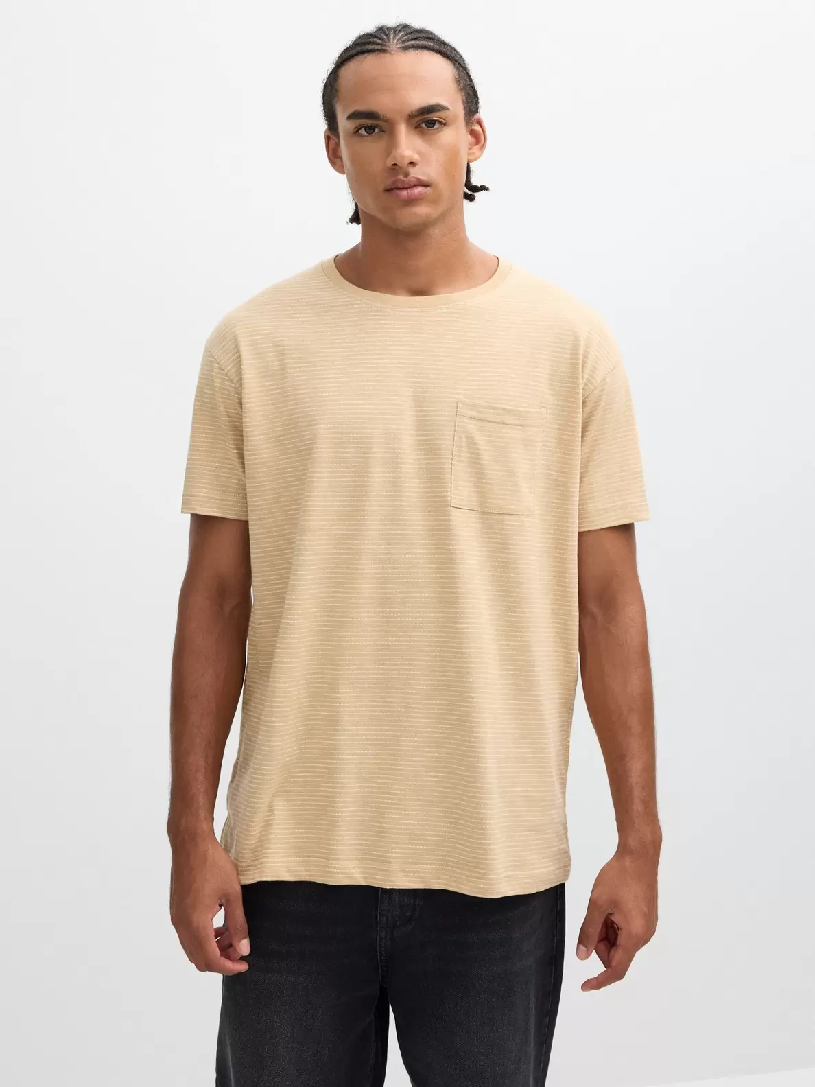 Camiseta estampado rayas...