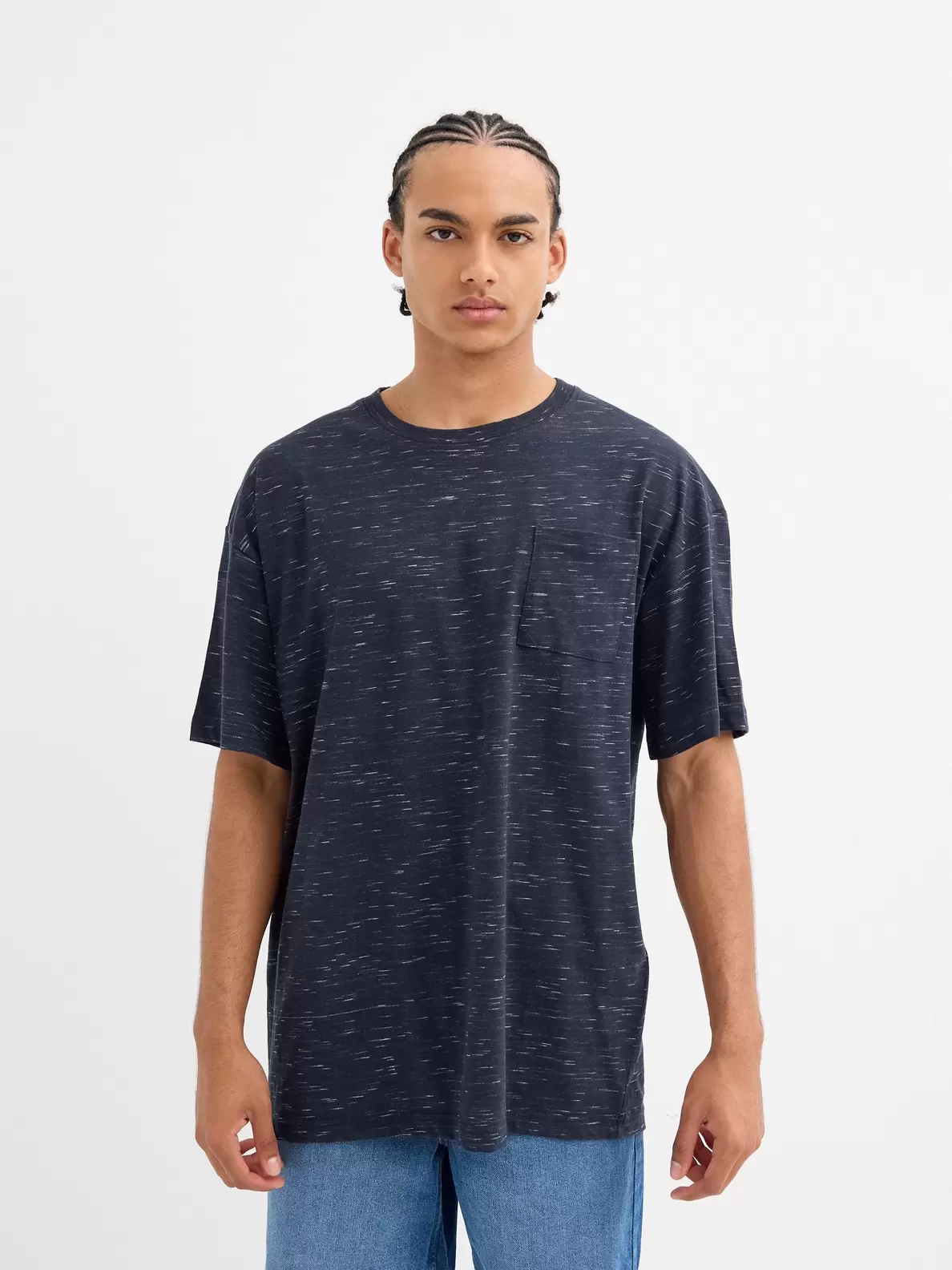 Camiseta textura moteada