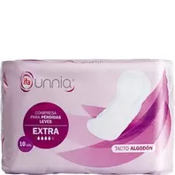 Compresas pérdidas leves extra 10 unidades