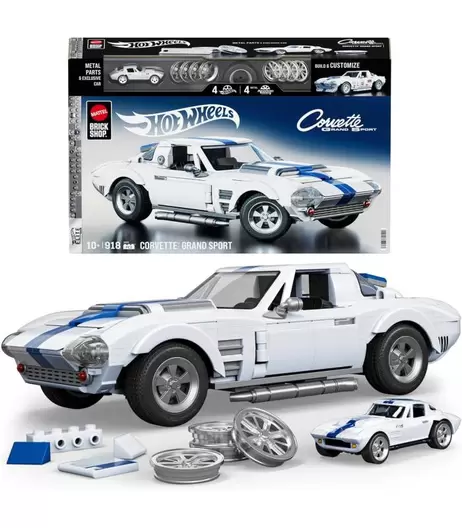 MEGA HOT WHEELS ELITE CORVETTE GRAND SPORT DE MATTEL