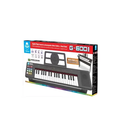 TECLADO PIANO LUMINOSO 37 TECLAS CON PATAS G600 DE CEFA TOYS
