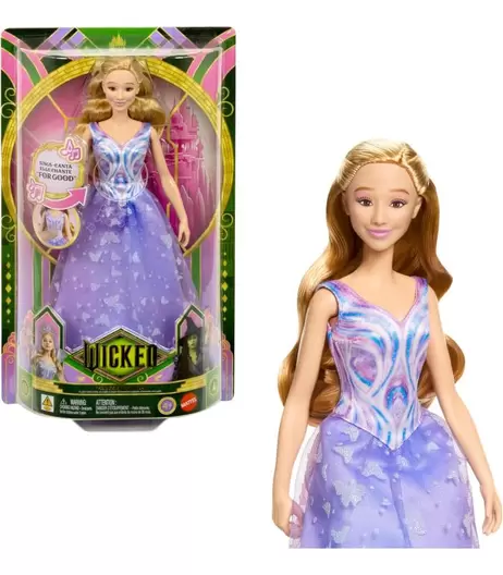 WICKED MUÑECA GLINDA UPLAND CANTANTE DE MATTEL