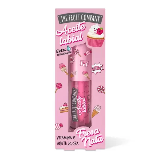 aceite labial fresa nata