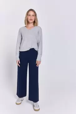 Pantalón culotte tiro alto