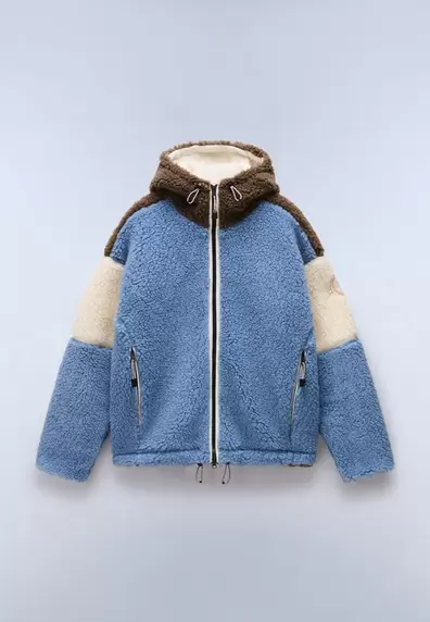Sudadera Polar con Capucha y Cremallera Completa Tires