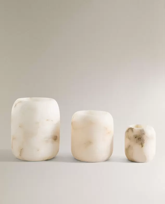 PORTAVELAS ALABASTRO