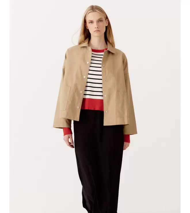 CHAQUETA RECTA BOLSILLOS