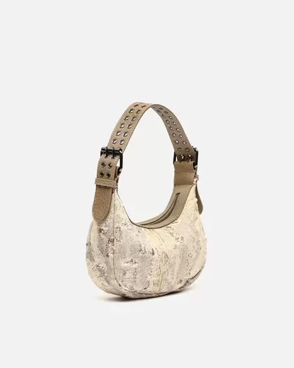 Bolso de hombro denim