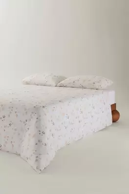 Funda nórdica flores acuareladas 240 x 220cm