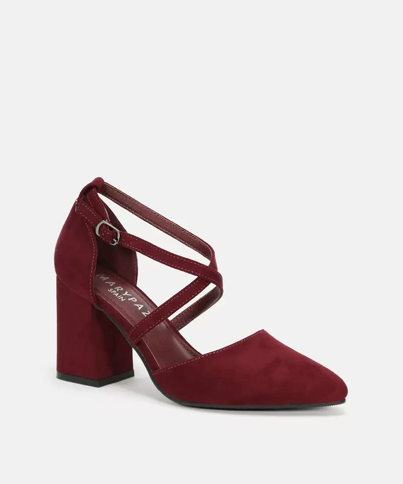 Zapatos tacón tiras cruzadas