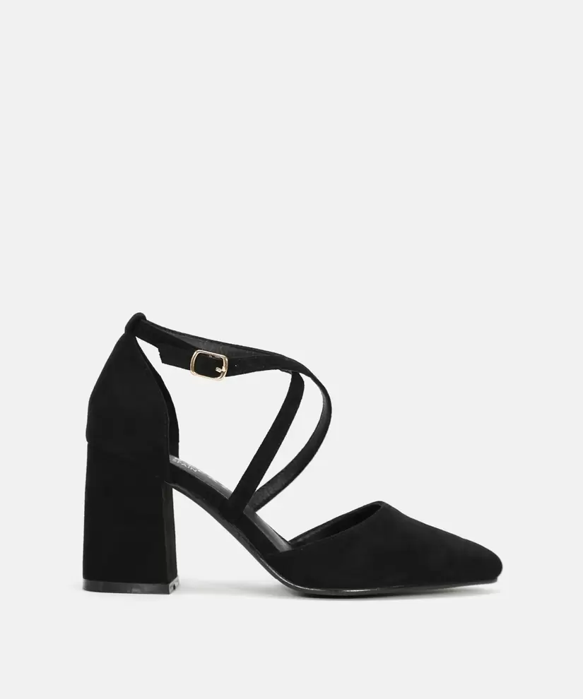 Zapatos tacón tiras cruzadas
