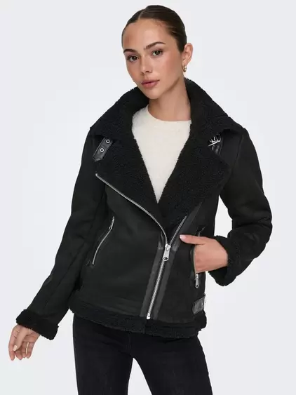 ONLNEWDIANA Chaqueta estilo aviador