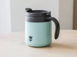 Taza térmica azul con asa 330ml