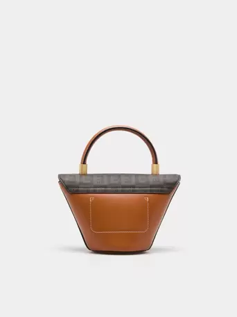 Combined mini bucket bag
